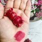Lip Tint, Bear Keychain Long Lasting Creamy Texture Matte Lipstick For Makeup 6pcs Multicolour